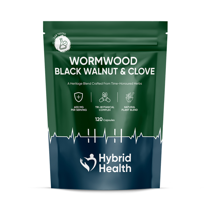 Hybrid Health Wormwood Black Walnut and Clove 120 Capsules