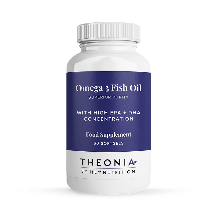 Theonia Omega 3 Fish Oil with High EPA & DHA Concentration 60 Softgels