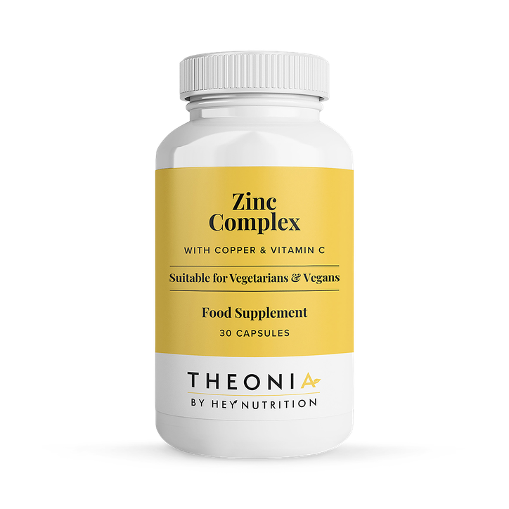 Theonia Zinc Complex with Copper & Vitamin C 30 Capsules