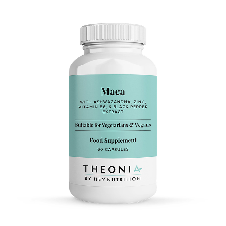Theonia Maca with Ashwagandha, Zinc & Vitamin B6 60 Capsules