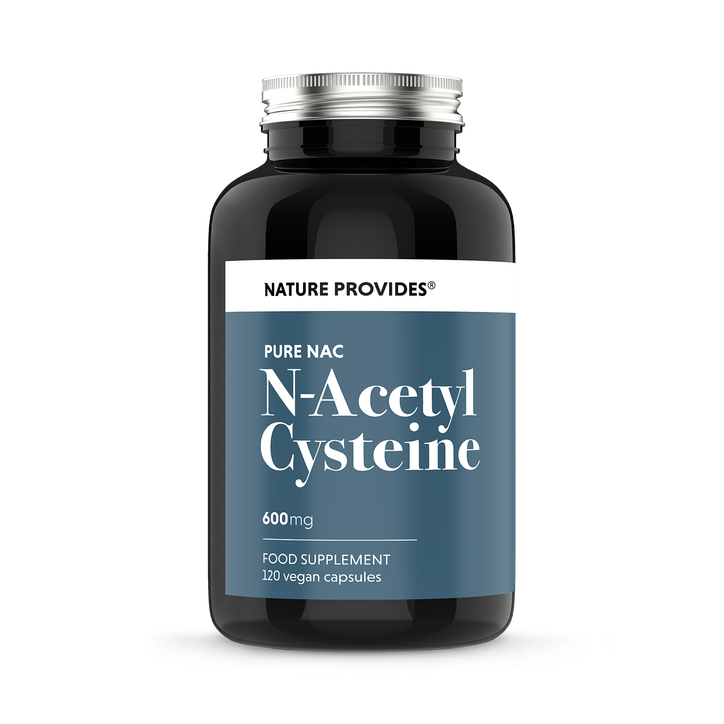 Nature Provides NAC (600mg) Pure N-Acetyl Cysteine 120 Capsules