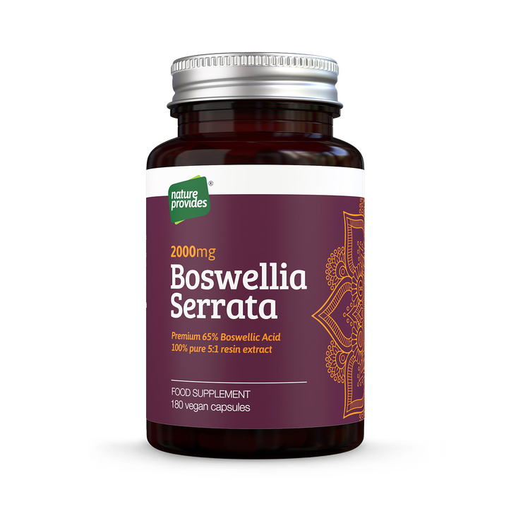 Nature Provides Boswellia Serrata (2000mg) 5:1 Extract | 65% Boswellic Acid 180 Capsules