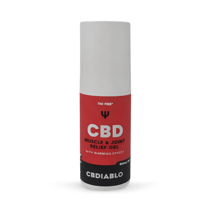 CBDIABLO 500mg CBD warming muscle gel 100ml