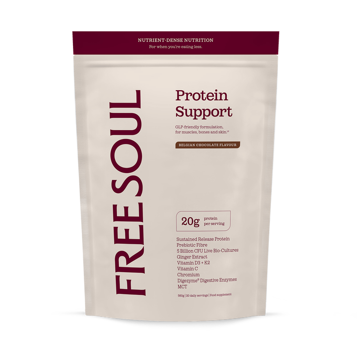 Free Soul GLP Protein Support Belgium Chocolate 560 g - 560 g