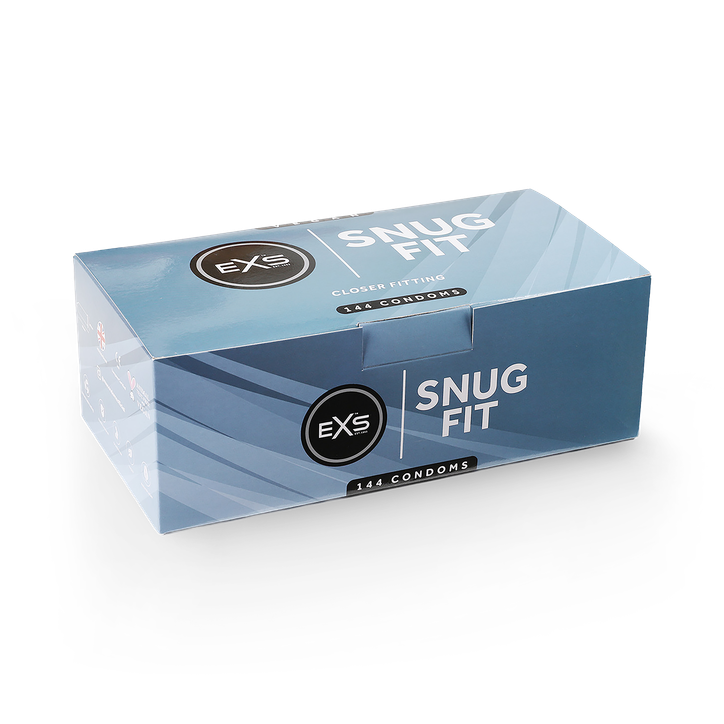 EXS Snug Fit 49mm Condoms Smaller Size Vegan 144 Pack