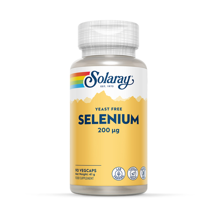 Solaray Selenium 200mcg Capsules - 90 softgels