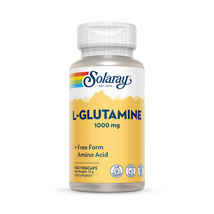 Solaray L-Glutamine 1000mg 100 Capsules