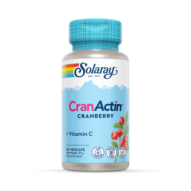 Solaray Cranactin - Cranberry with Vitamin C Capsules - 60 softgels
