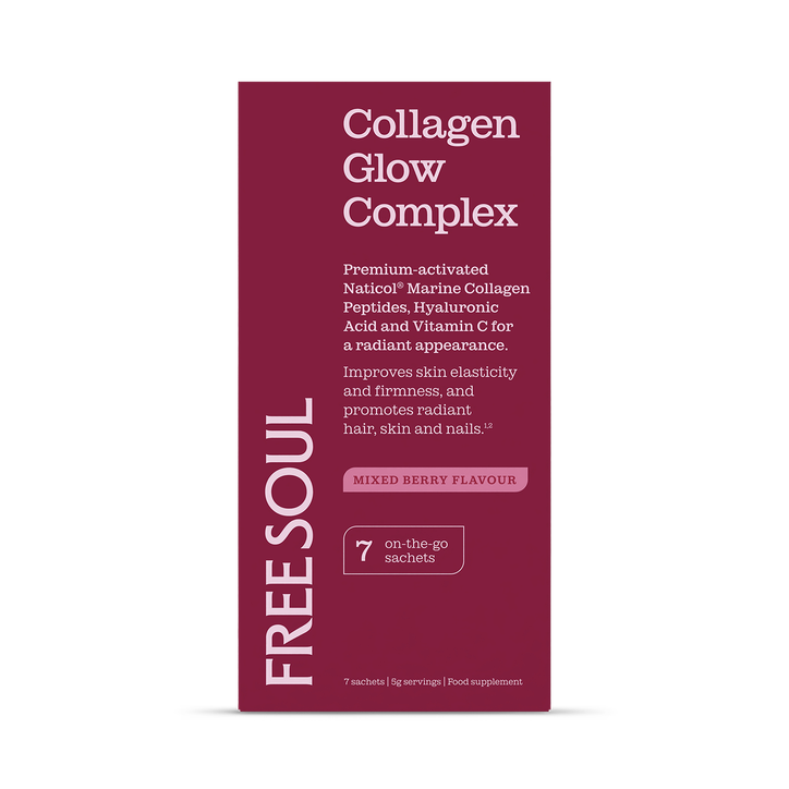Free Soul Collagen Glow Sachets Mixed Berry 7 Sachets - 7 Sachets