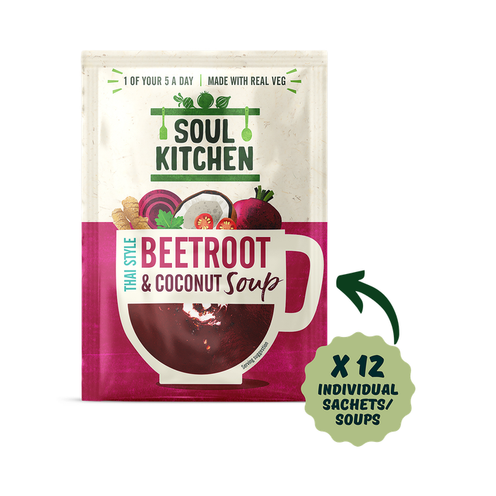 Soul Kitchen Thai style Beetroot & Coconut  - 12 soups