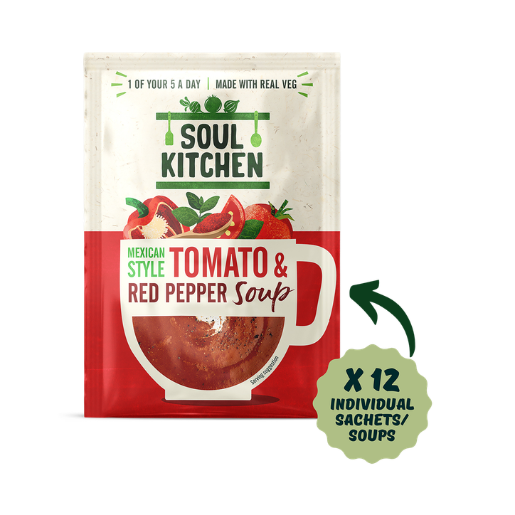 Soul Kitchen Mexican style Tomato & Red Pepper - 12 Soups