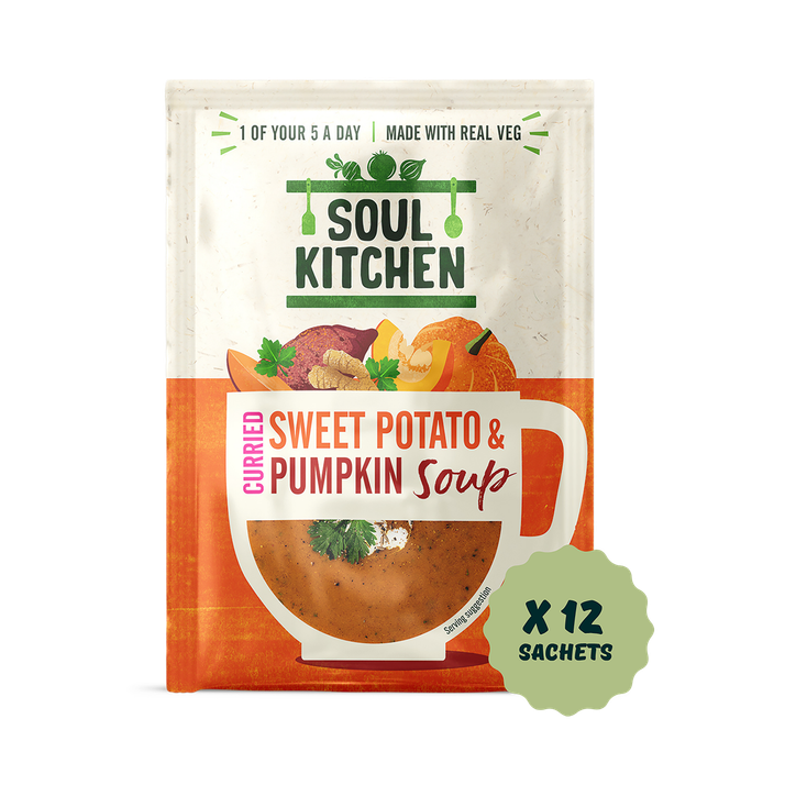 Soul Kitchen Curried Sweet Potato & Pumpkin - 12 Soups