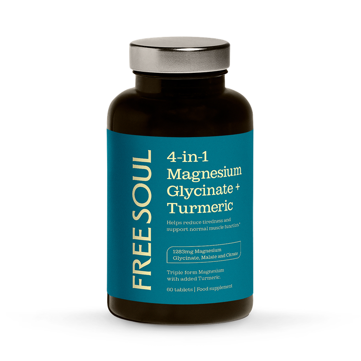 Free Soul 4 in 1 Magnesium and Tumeric Tablets Tablets - 90 Tablets