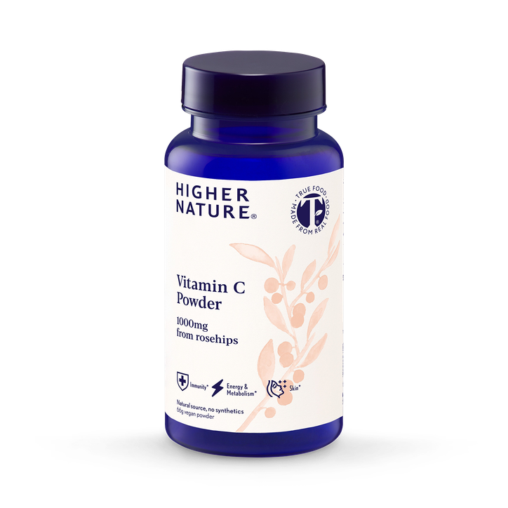 Higher Nature True Food® Vitamin C - 1000mg Natural Source Vitamin C - 66g Vegan Powder
