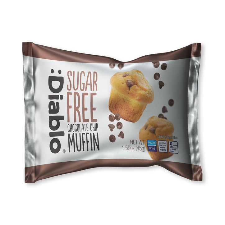 Diablo Sugar Free Chocolate Chip Muffin 45g