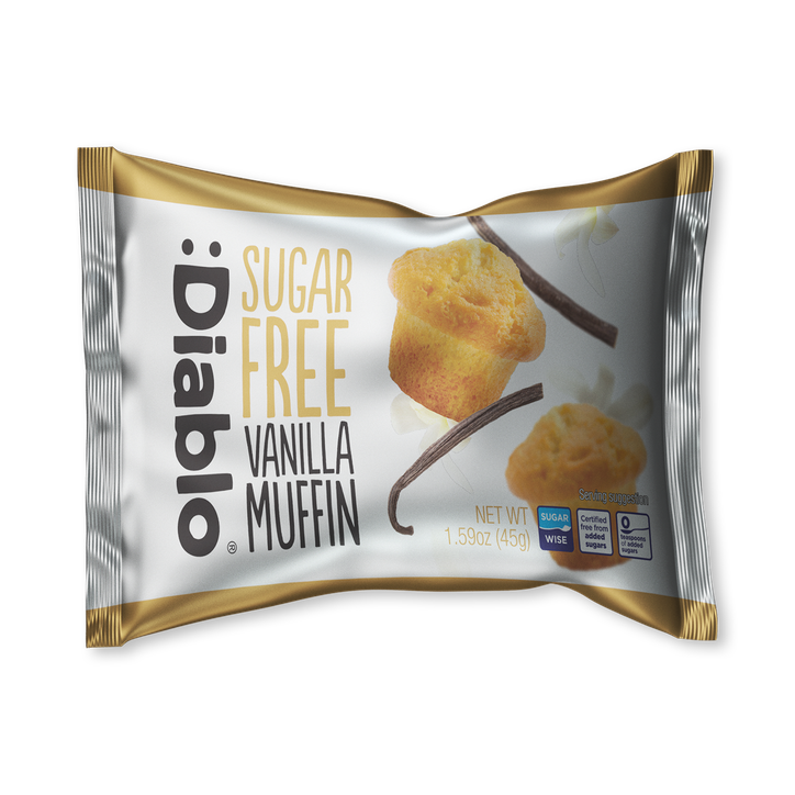 Diablo Sugar Free Vanilla Muffin 45g