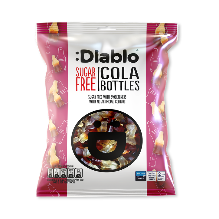 Diablo Sugar Free Cola Bottles 75g