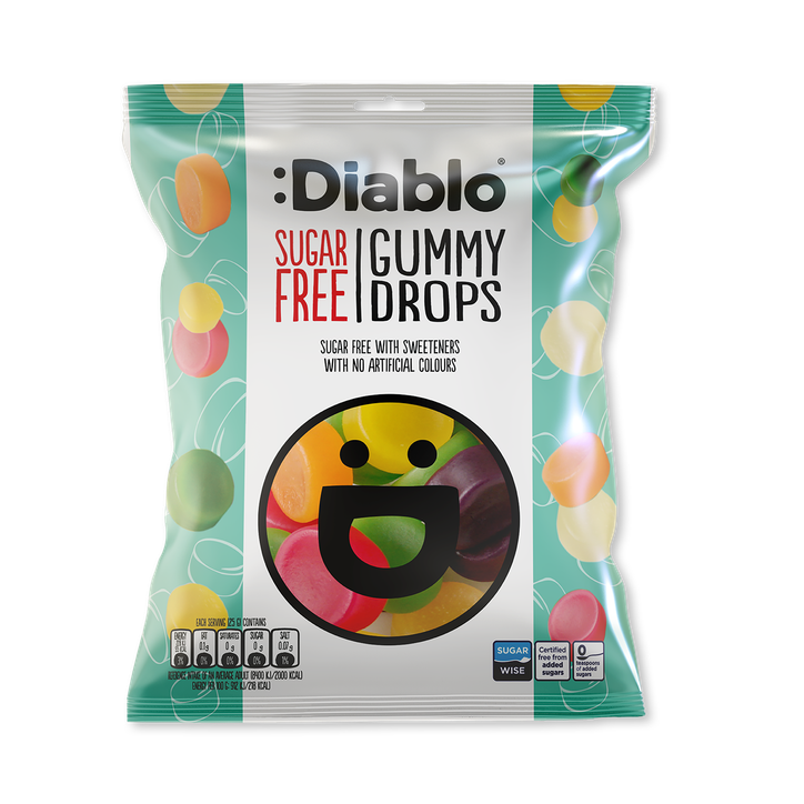 Diablo Sugar Free Gummy Drops 75g