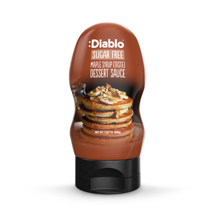 Diablo Sugar Free Maple Syrup Style Dessert Sauce 390g