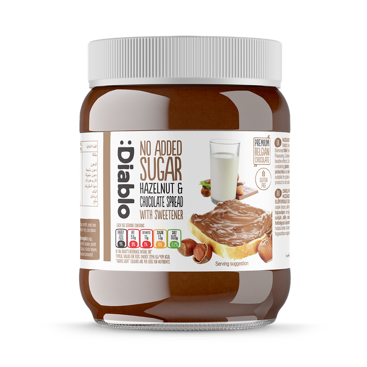 Diablo No Added Sugar Hazelnut Chocolate Spread 350g