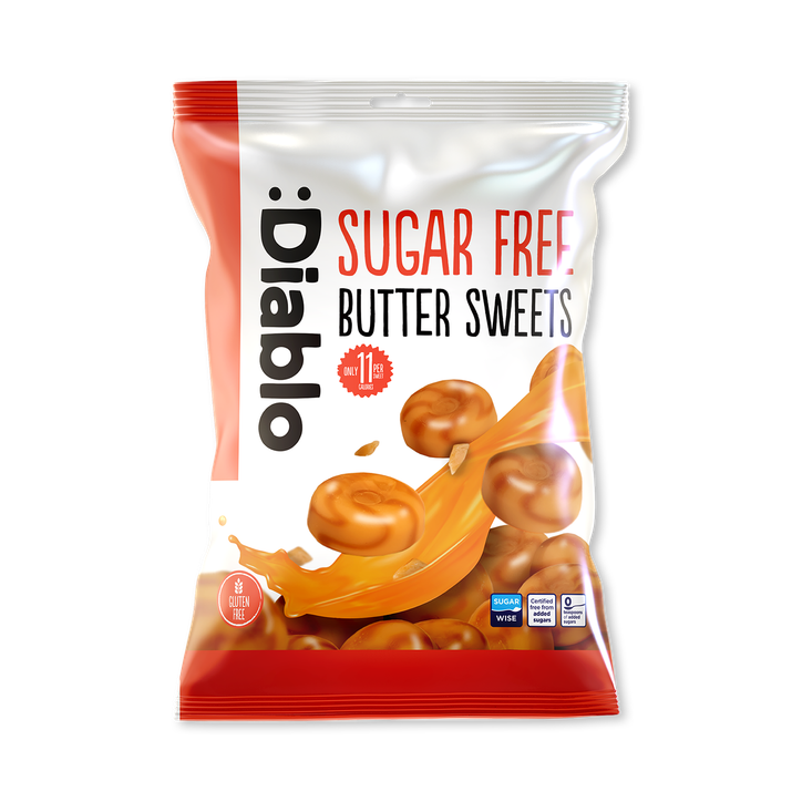 Diablo Sugar Free Butter Sweets 75g