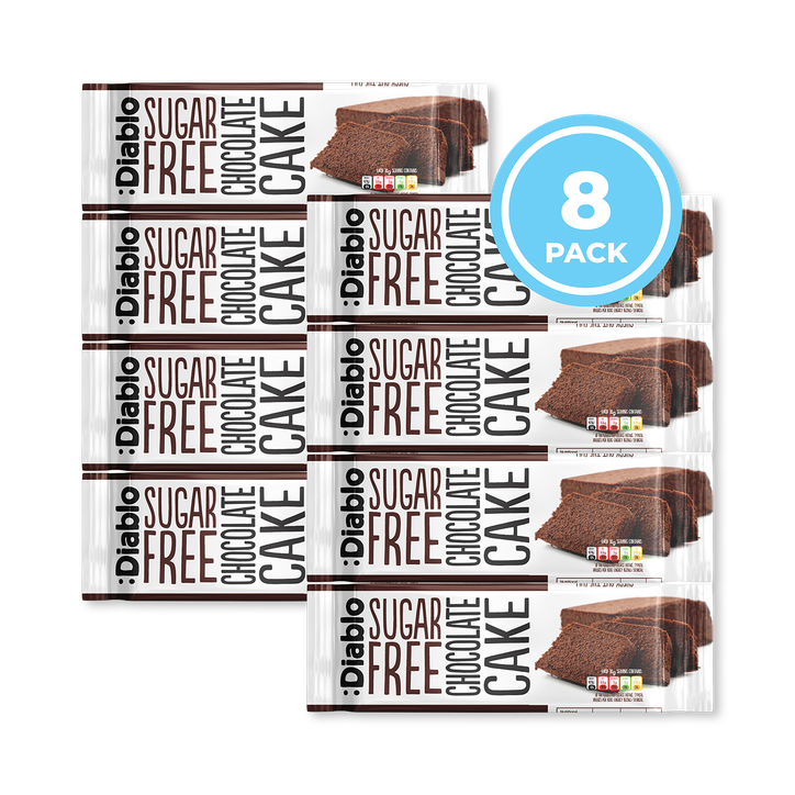 Diablo Sugar Free Chocolate Cake 200g Pack of 8
