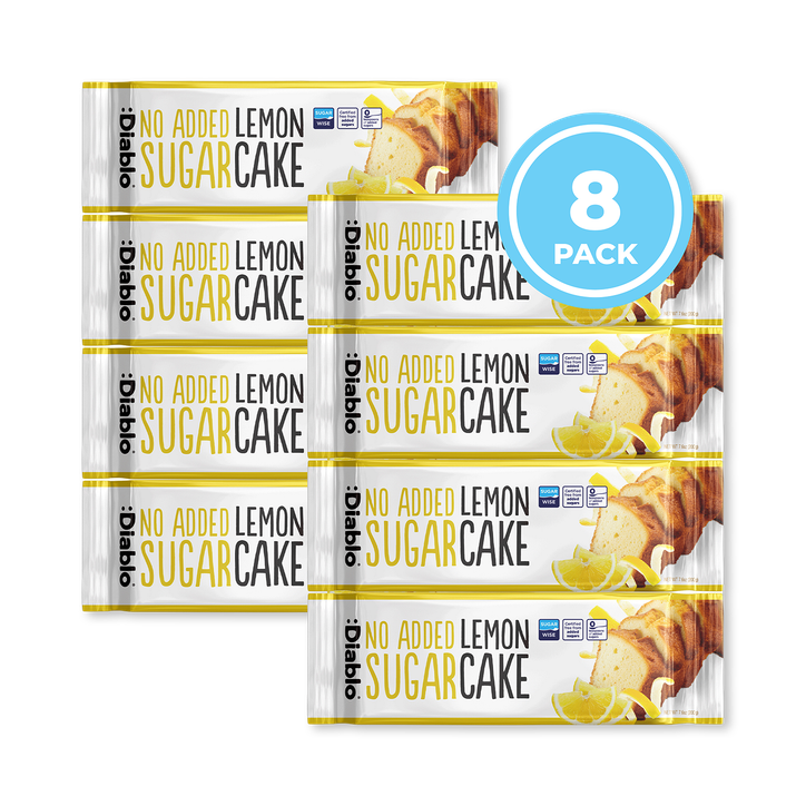 Diablo No Added Sugar Lemon Cake 200g Pack of 8