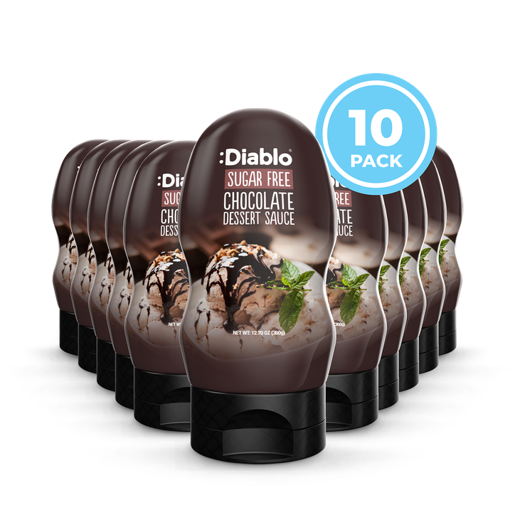 Diablo Sugar Free Chocolate Dessert Sauce 360g Pack of 10