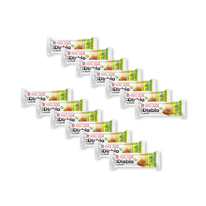 Diablo No Added Sugar Muesli Bar Lime 30g Pack of 14