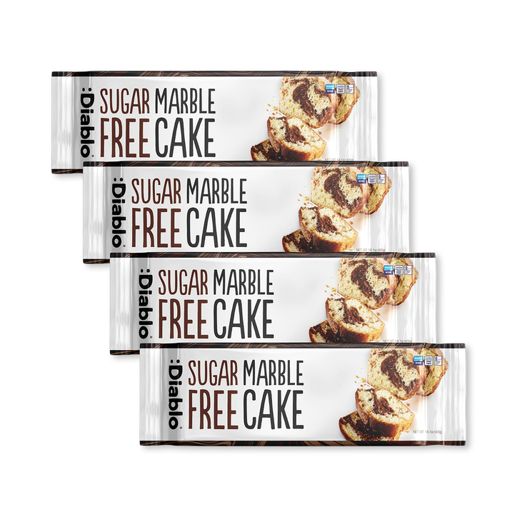 Diablo Sugar Free Marble Cake 400g Pack of 4
