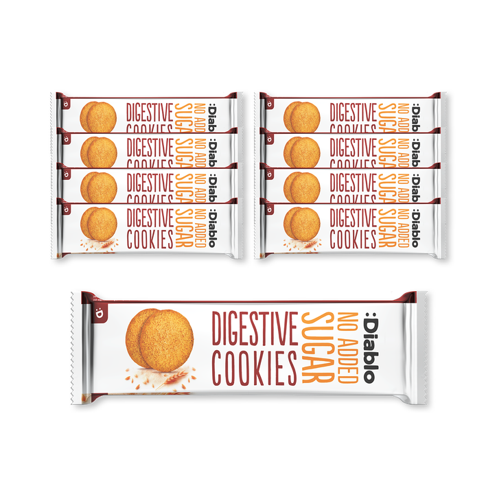 Diablo No Added Sugar Digestive Cookies 150g Pack of 9