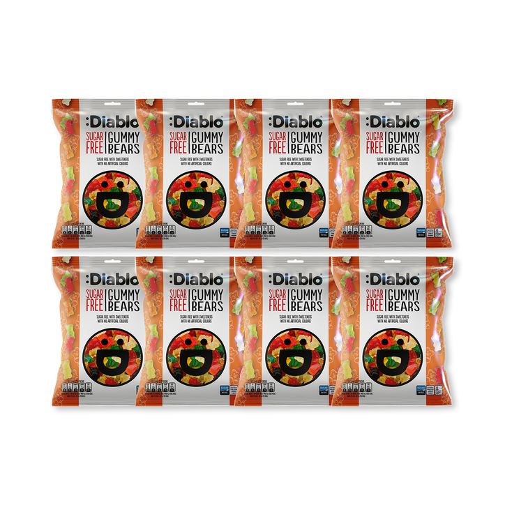Diablo Sugar Free Gummy Bears 75g Pack of 8