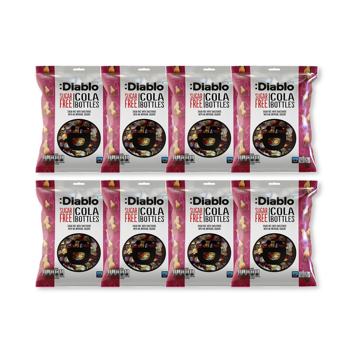 Diablo Sugar Free Cola Bottles 75g Pack of 8