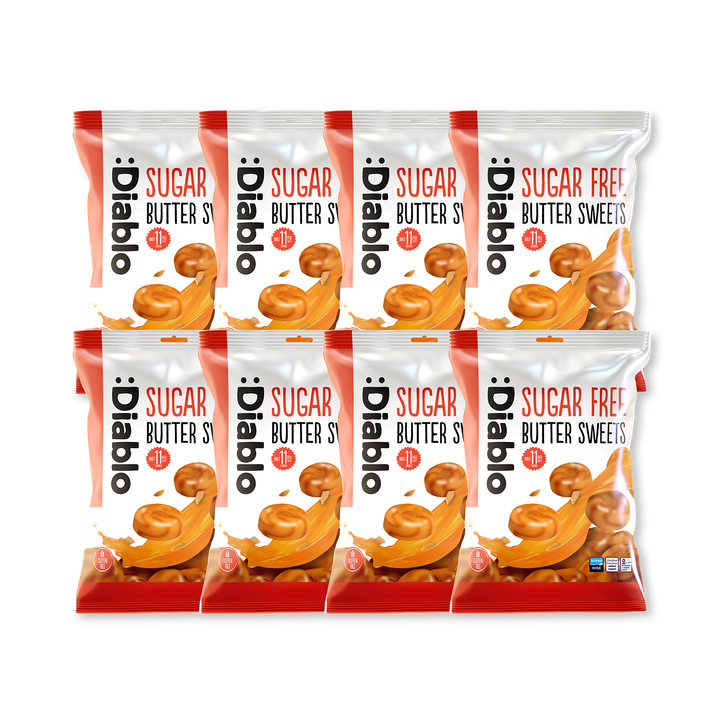 Diablo Sugar Free Butter Sweets 75g Pack of 8
