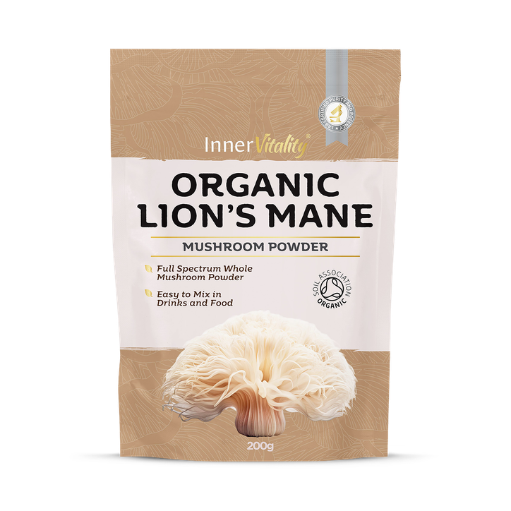Inner Vitality Organic Lions Mane Mushroom Powder 200g