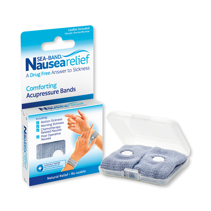 Sea-Band Acupressure Wristband for Nausea - Adult Grey