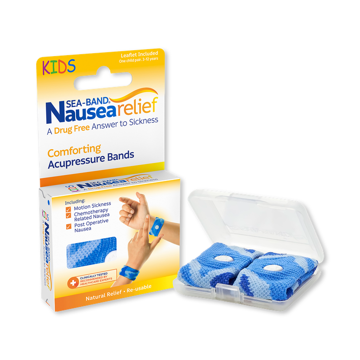 Sea-Band Acupressure Wristband for Nausea - Child Blue