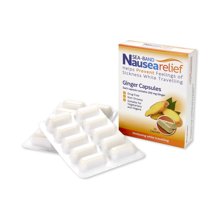 Sea-Band Nausea Relief Ginger 20 Capsules