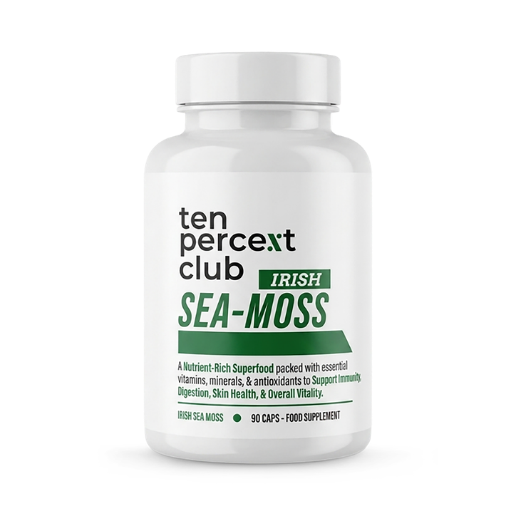 The Ten Percent Club Irish Sea Moss 90 Capsules