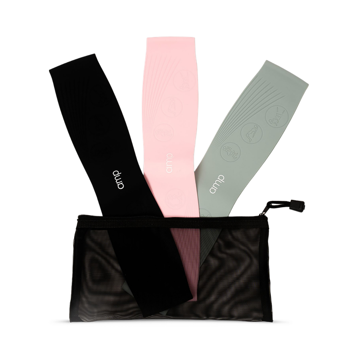 Amp Wellbeing Silicone Resistance Bands Set