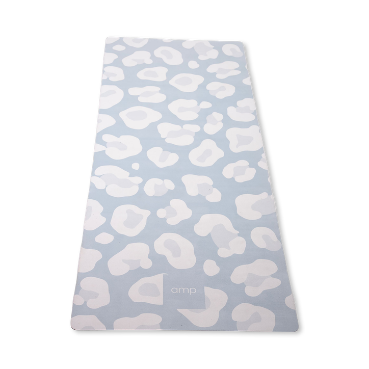 Amp Wellbeing Children's Yoga Mat Blue Leopard