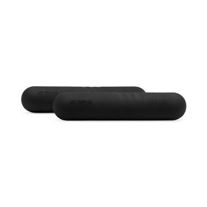 Amp Wellbeing Dumbbell Strength Bars 5kg Pair Black