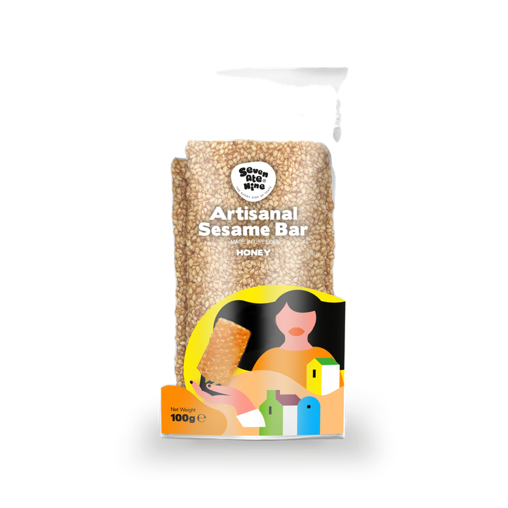 7 ate 9 honey and sesame bars 100gr X 4 packets