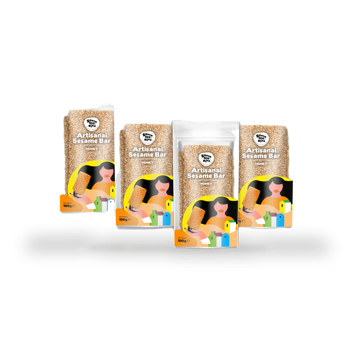 7 ate 9  sesame bars Bundle 100gr X 4 packets