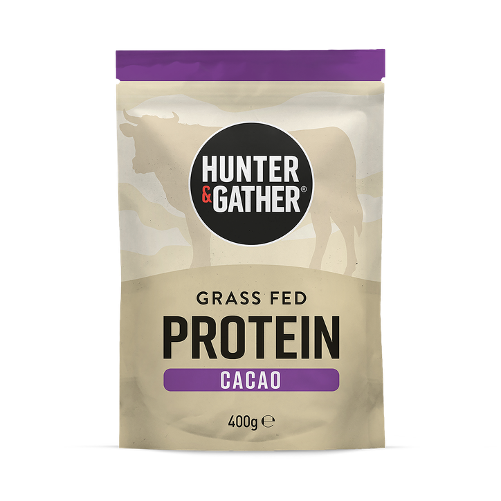 Hunter & Gather Cacao Grass Fed Beef Protein Powder Cacao 400g