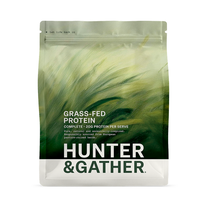 Hunter & Gather Grass Fed Beef Protein Powder Unflavoured 400g