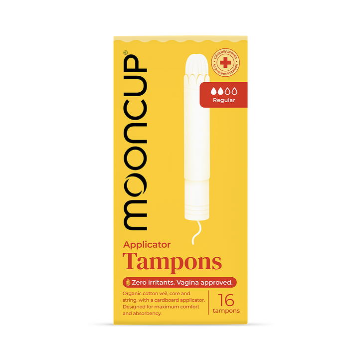 Mooncup Regular Organic Applicator Tampons 16 Each