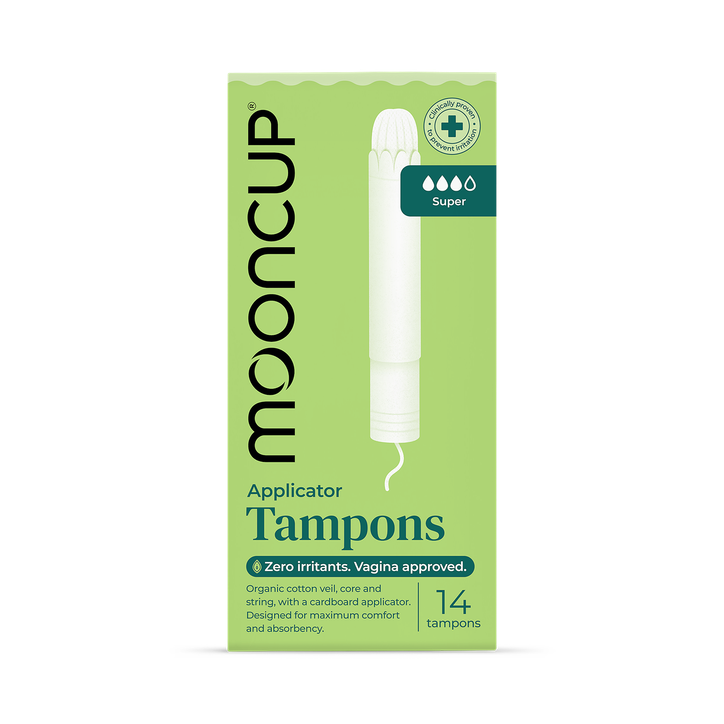 Mooncup Super Organic Applicator Tampons 16 Each