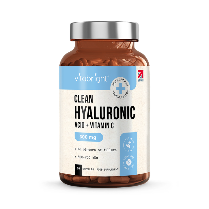 VitaBright Hyaluronic Acid with Vitamin C - 300mg - 60 Capsules