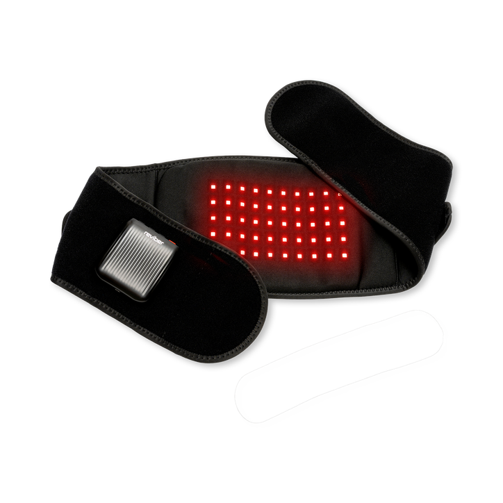 Reviber Zen Physio Lower Back Therapy Belt with Infrared Light, Heat & Vibration Massage Pad